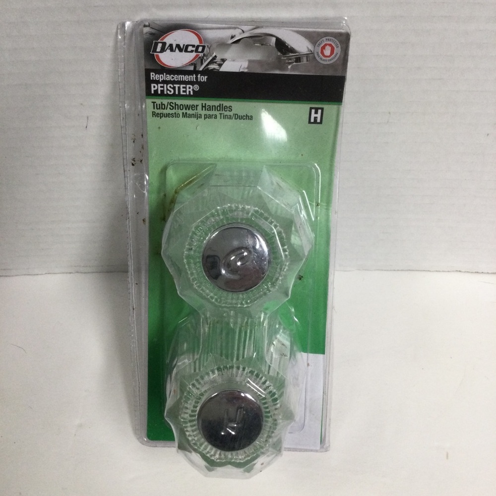 Danco Clear Acrylic Replacement Tub/Shower Faucet Handles for Price Pfister